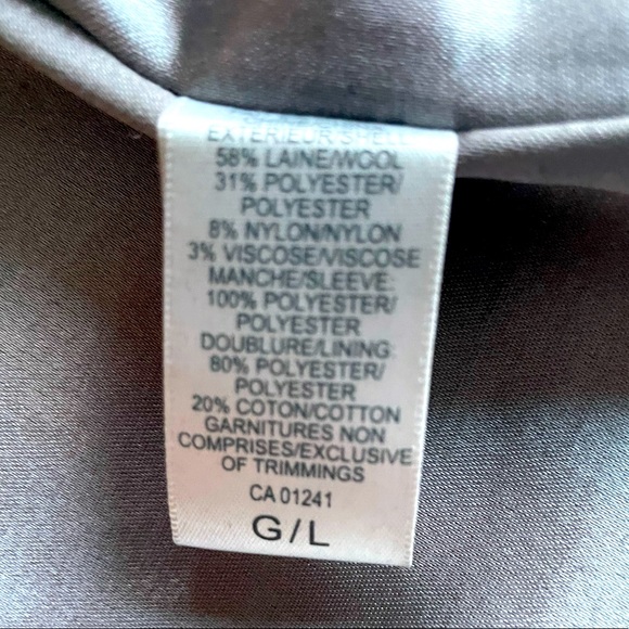 Faux-leather sleeved coat from Simons. Size large. - Picture 8 of 8